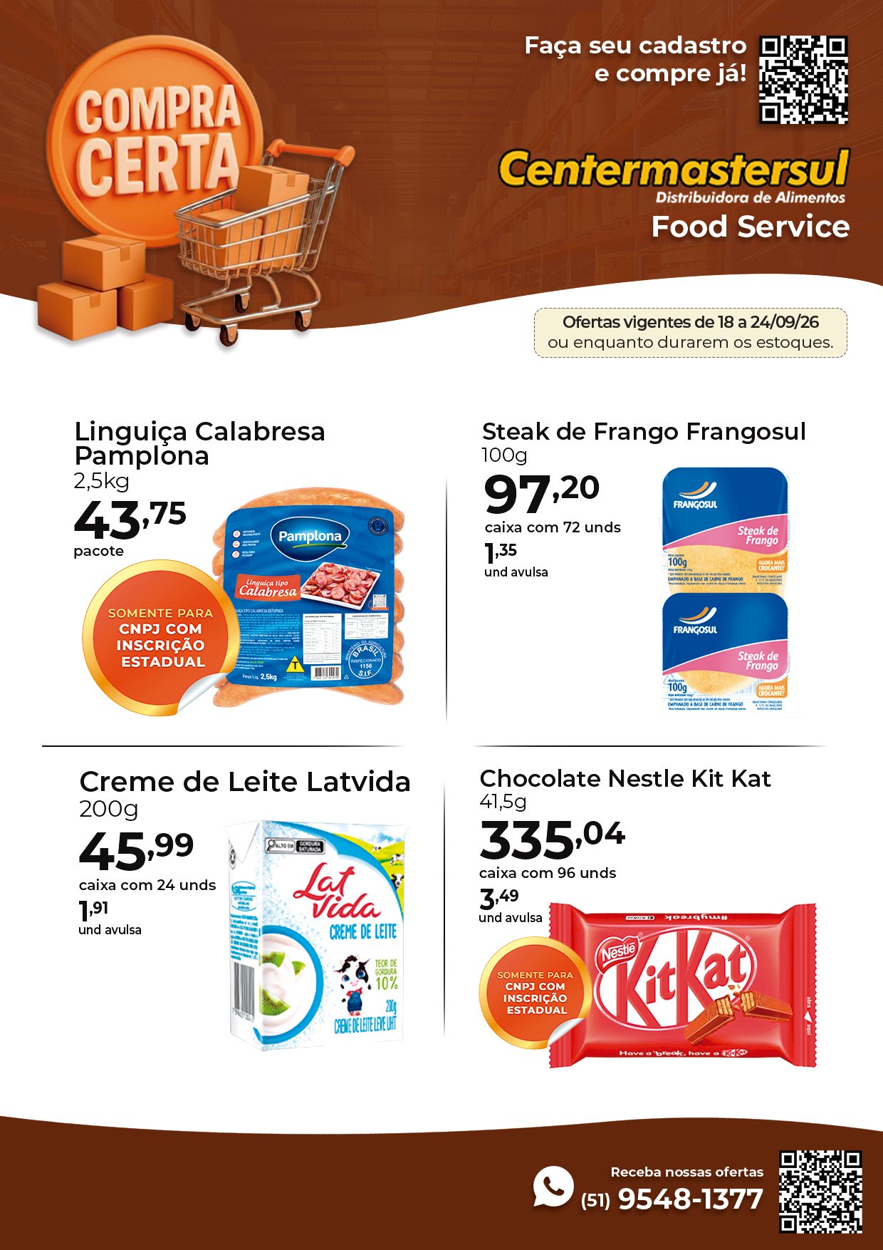 Foto da oferta do concorrente