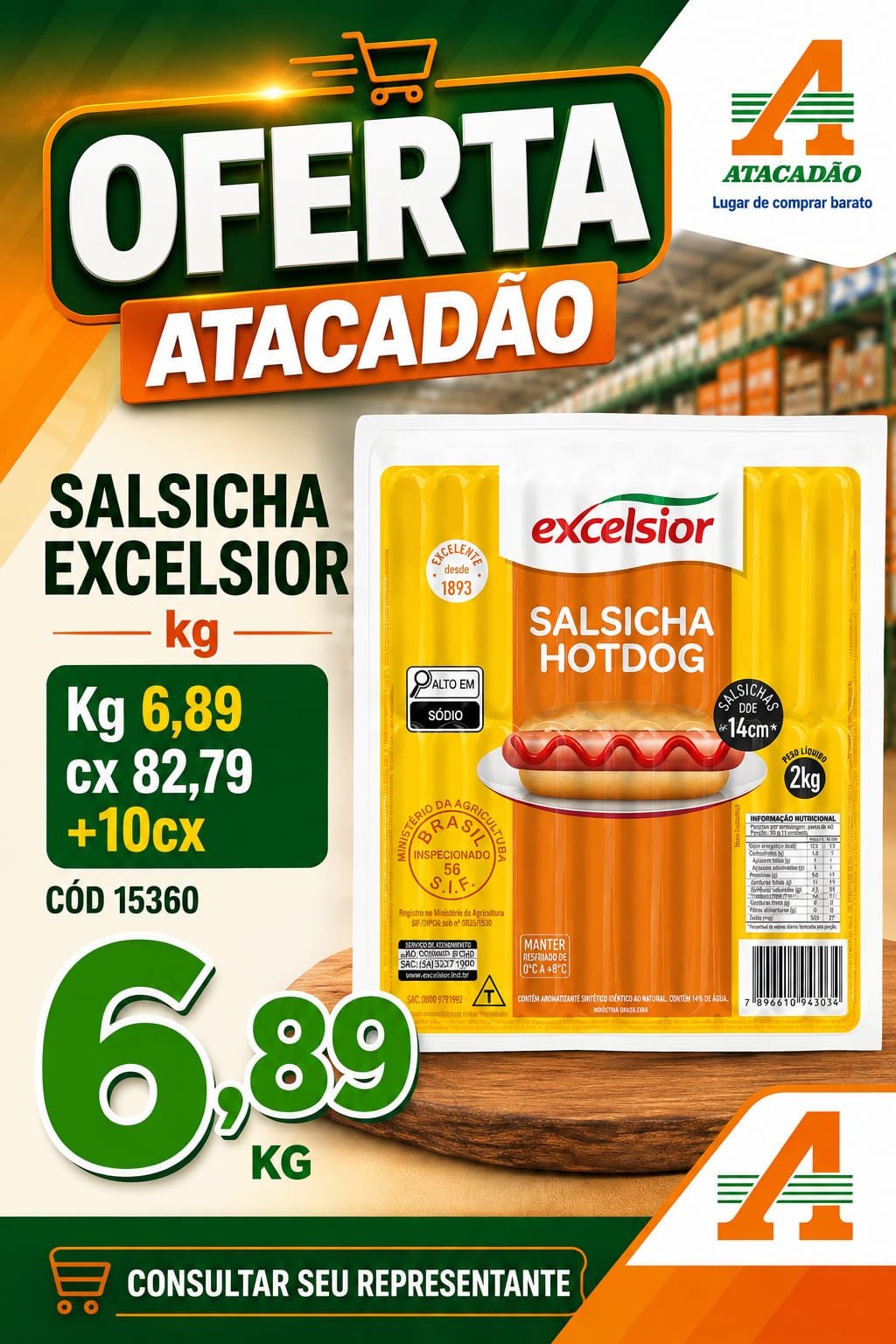 Foto da oferta do concorrente